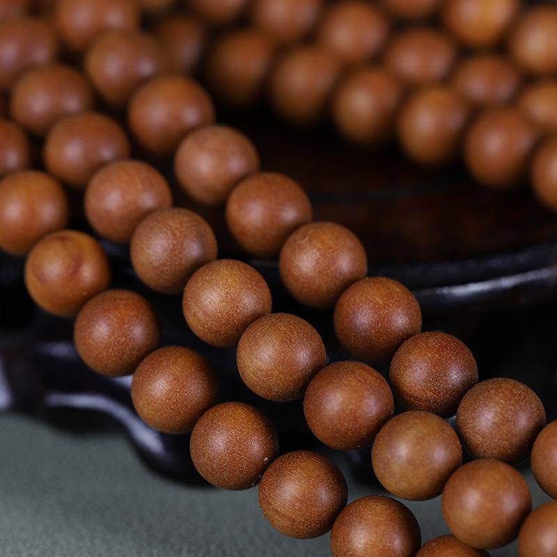 Barbie Sandalwood Bracelet 2.0: Men’s & Women’s 108-Bead Buddhist Prayer Beads, Couple Style Hand Jewelry.