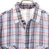 Levi's 70s vintage Check Pattern Long sleeve shirt L blue Men's Used