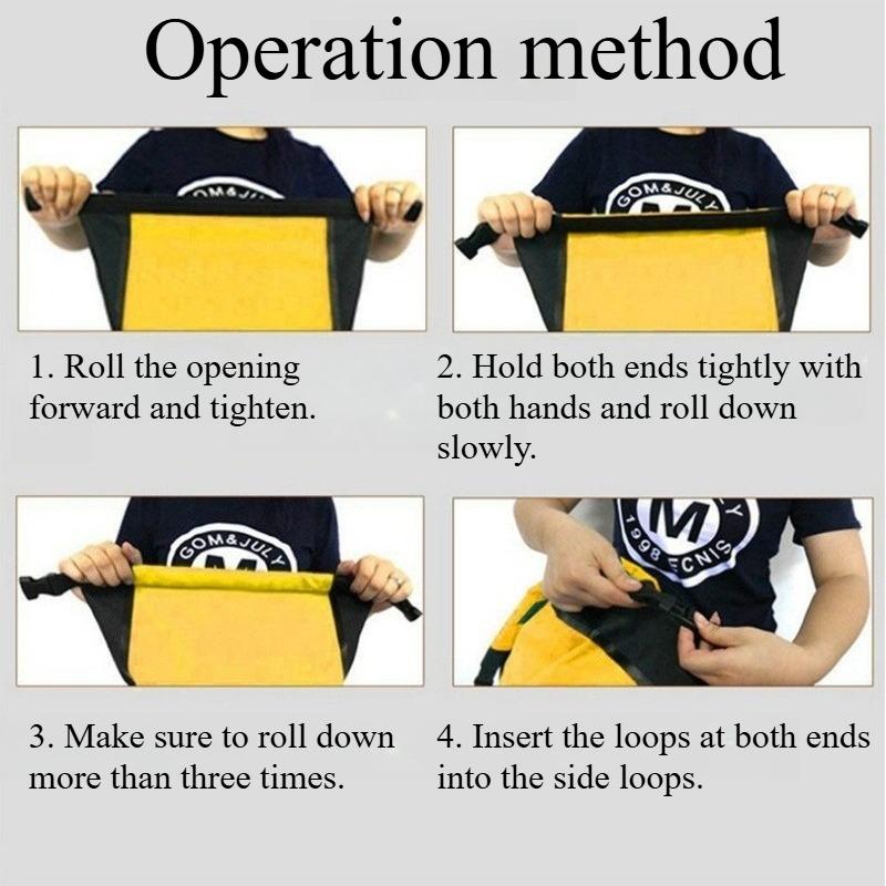 1 Stück Outdoor PVC wasserdichte Tasche, wasserdichte Raftingtasche mit großer Kapazität für Damen und Herren, multifunktionaler wasserdichter Rucksack