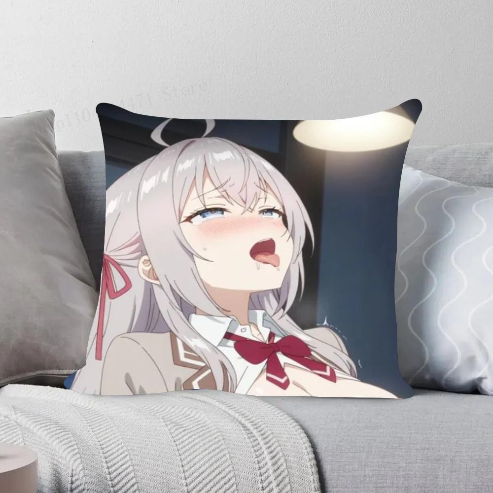 1pc Anime Nakano Nino Pillow Case Square Bedroom Sofa Leisure Comfort Cushion Car Living Room Home Decoration