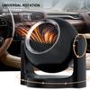 Obracająca się o 360 stopni dodatkowa nagrzewnica samochodowa Odszranianie Ogrzewanie Odśnieżanie Ogrzewacze do rąk Łatwa instalacja Uniwersalna nagrzewnica montowana w pojeździe Wnętrze samochodu