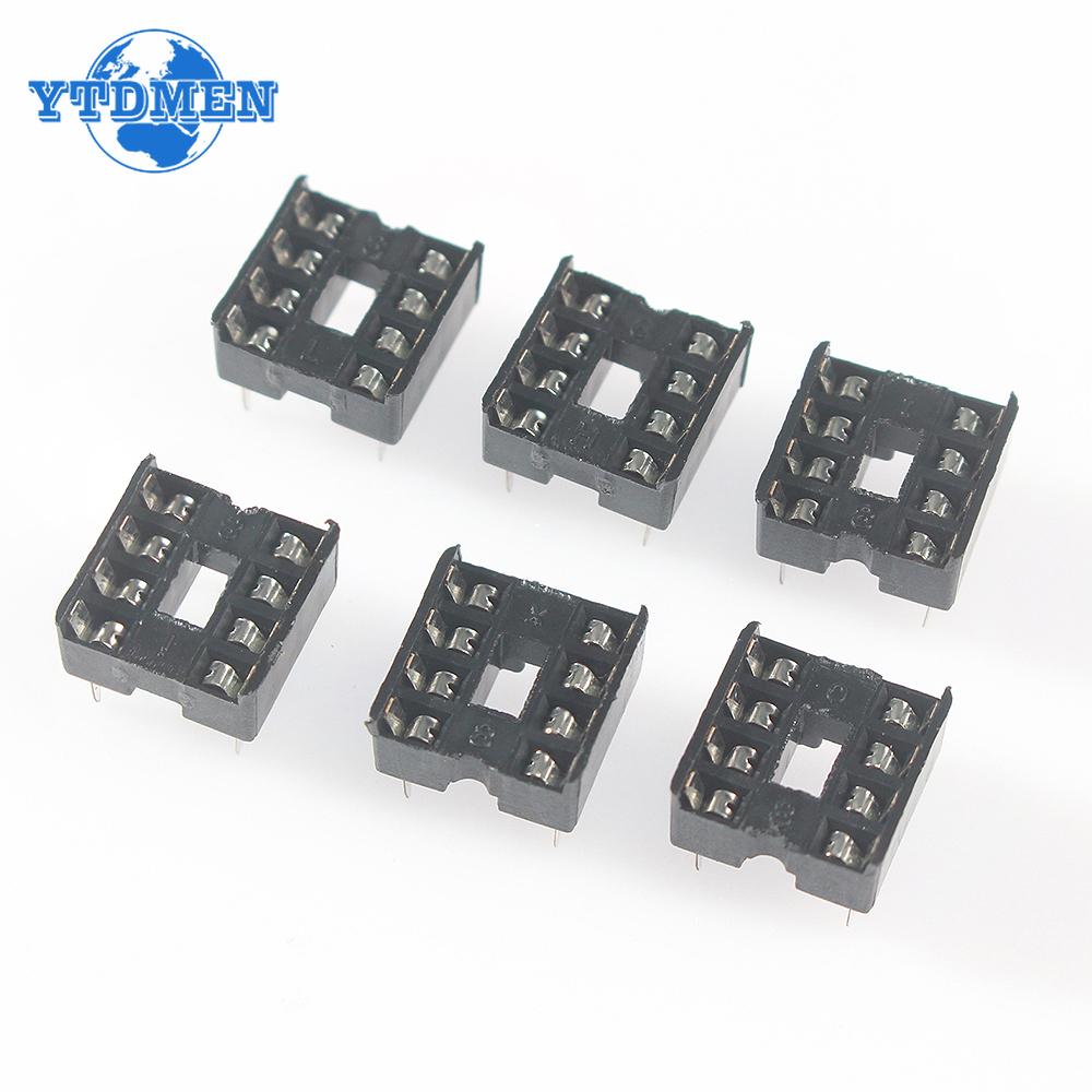 66 Stück DIP IC Sockel Adapter Löt-Typ 6 8 14 16 18 20 24 28 Pins IC Sockel Set Elektronisches DIY Sortimentskit MCU Sitz
