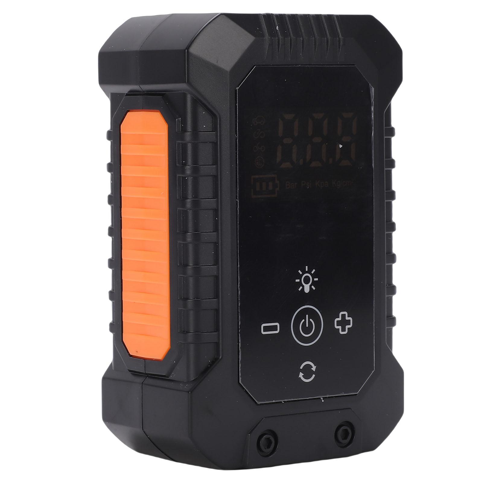 

Cordless Car Tire Air Pump Auto Off 3600mAh Battery Car Air Compressor with LED Light Digital Display Black чёрный