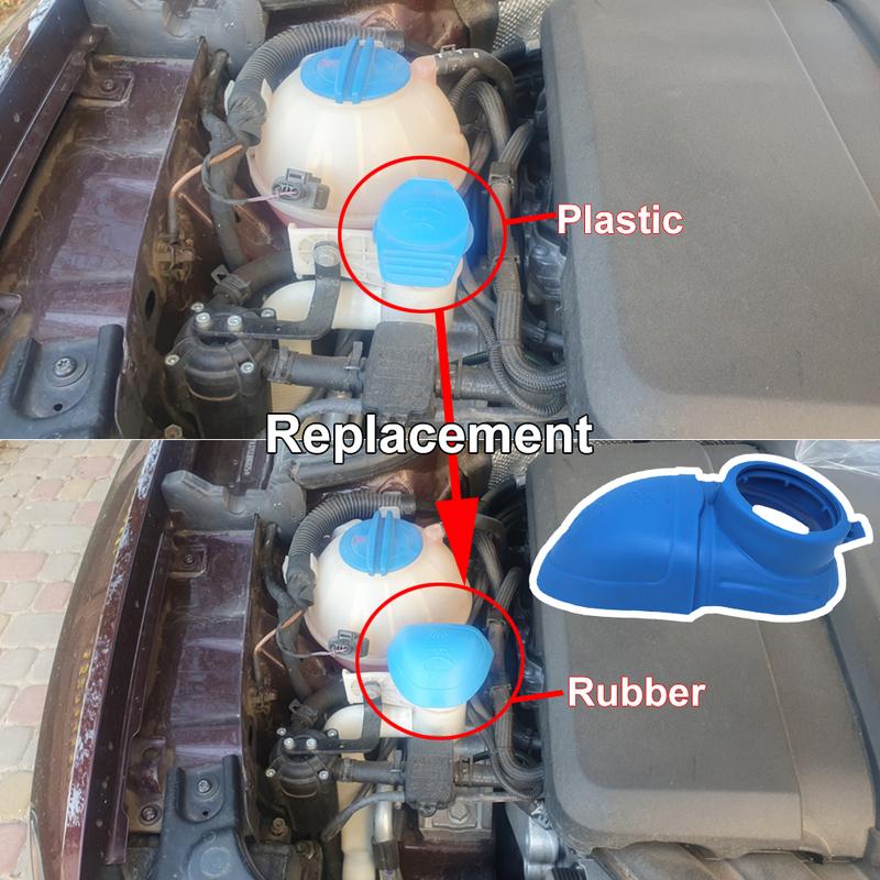 For VW Amarok Beetle Vento Bora Jetta Caddy Eos Fox Golf 3/4/5/6/7 Lupo Windshield Washer Reservoir Fluid Cap Tank Bottle Cover