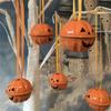 5Pcs 4cm Halloween Bell Iron Horror Pumpkin Bells for Halloween Home Decorations