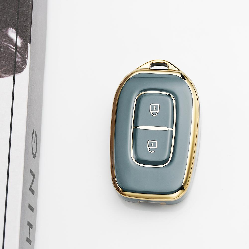 

Soft TPU Auto Keyless Car Key Case Cover Accessories for Dacia Sandero Logan Duster For Renault Kwid Traffic Symbol Shell Fob