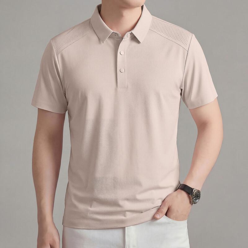 Hengyuanxiang Men s Cool-Touch Short Sleeve Polo Shirt 185