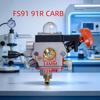 4180-120-0615 FS91 Carburetor for Stihl FS91R FS111 FS89 Brushcutter Trimmer with Adjusting Tool Air Filter&4180-007-1005 Valve Clearance Setting Kit