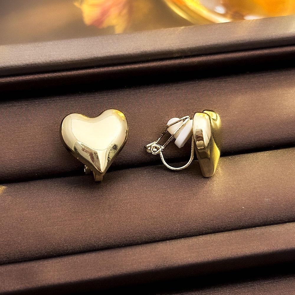 High-End Französische Dreieck Ohrclips ohne Piercing - Damen Einfache, Elegante, Luxuriöse Ohrringe