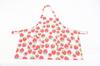 Yakusel Apron with Storage Set for Height Triangle Drawstring Cooking Strawberry and 50456 Bag, 3-Piece Children, 90-120cm, Scarf, Bag, Practice, M,
