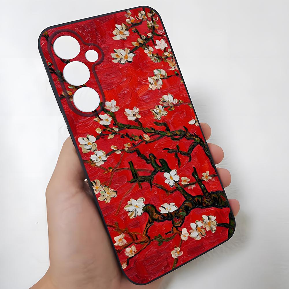 Van Gogh Oil Painting Phone Case For Samsung S26 Ultra S25 Edge Ultra S23 S22 S21 S20 Ultra Plus S24 Fe Glass Cover