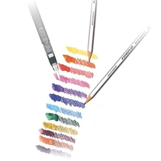 Staedtler Colored 12 Watercolor Carat Aquarelle 125 M12 Pencils, Colors, Pencils,