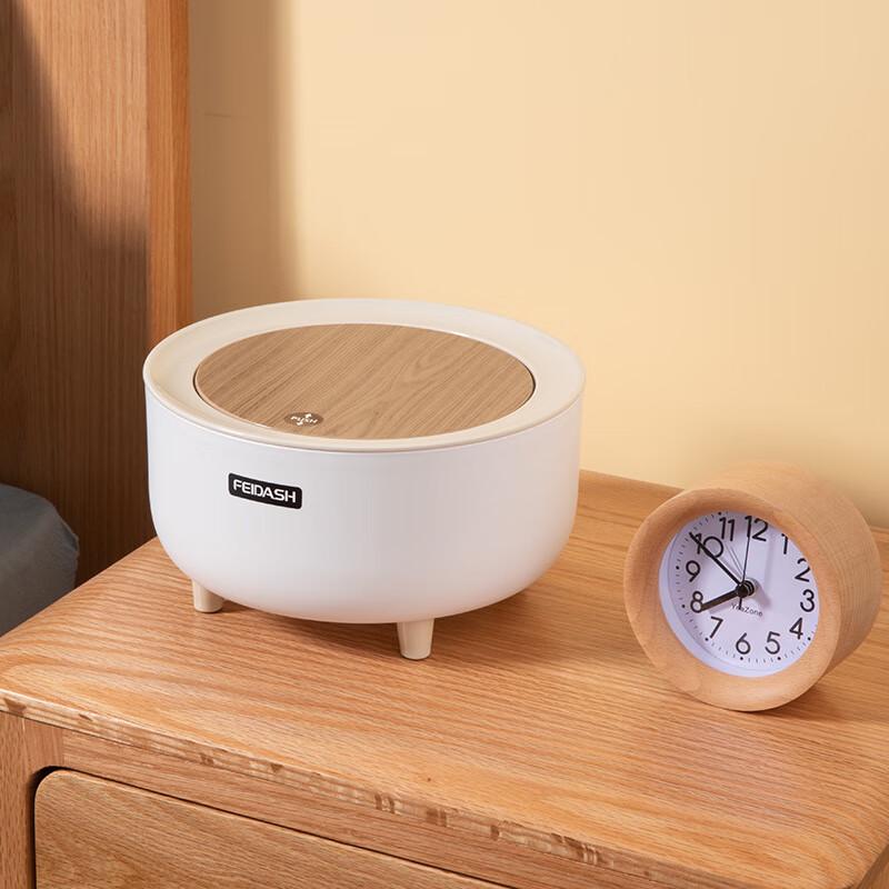 Mini cestino da scrivania creativo OUGU con coperchio