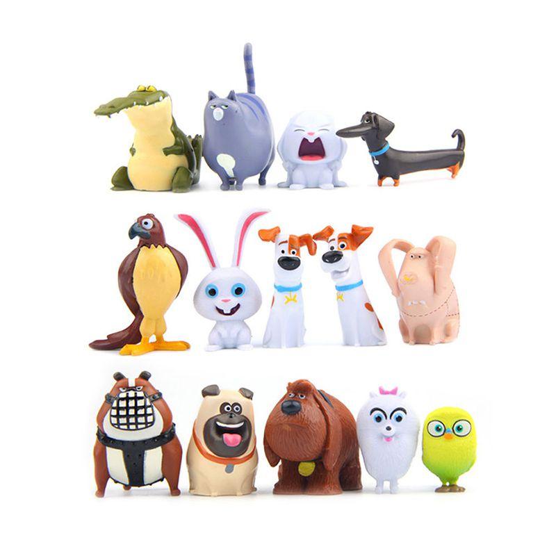 Secret The Life Of Pets Max Snowball Duke Gidget Action Figure Toys 14 Pcs