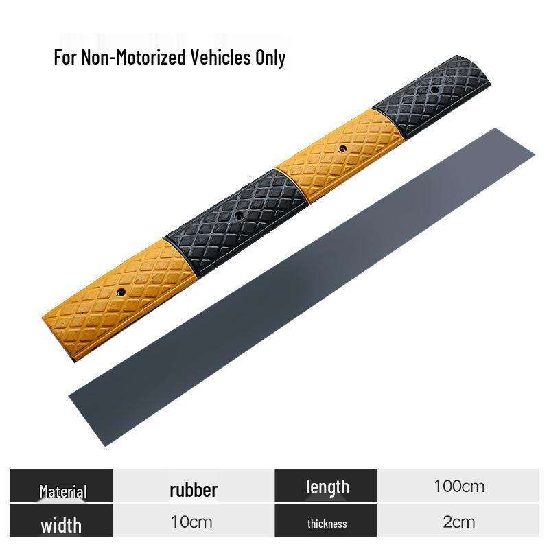 High Load Capacity Rubber Speed Bump for Car & Road Safety