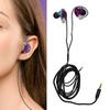 Monitoring   Wired Earphones Composite Magnetic Coil Corded Earphones for Game Music Running Sports