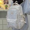 Graffiti Print Backpack Women's Backpack Large Capacity Student Schoolbag