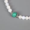 [Koai] Moonstone and Malachite June Birthstone Bracelet