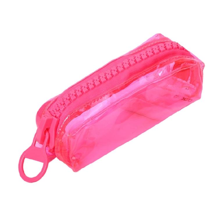 Pencil Case Desktop Accessory Reused Stationeries Storage Pouches Pen Box Pencil Case Organizers Pencil Holders Sleeve розово-красный