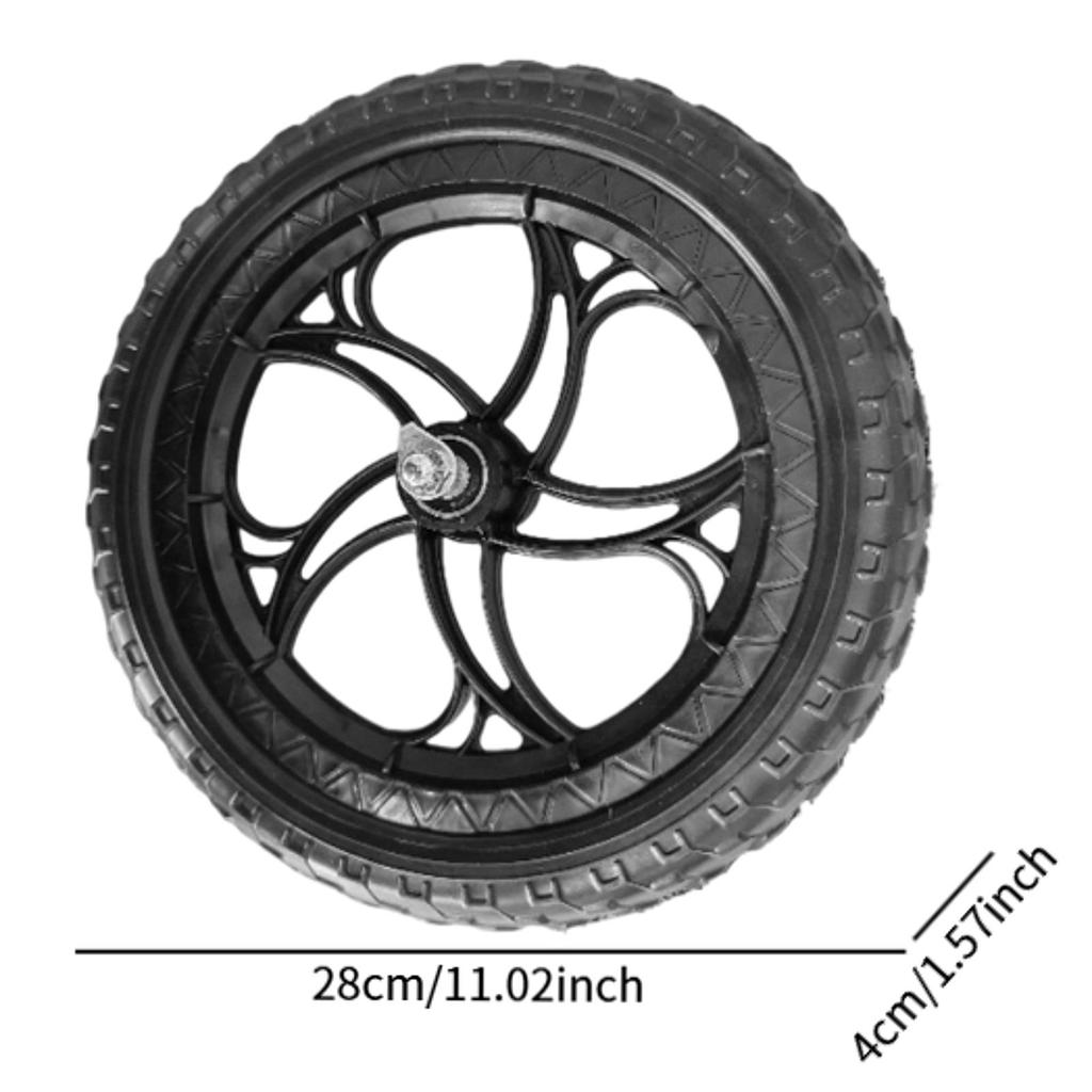 1 Pair Balance Bike Wheels Non Inflatable Parts Cycling Modification Replace Balance Bike Replacement Wheels Multipurpose