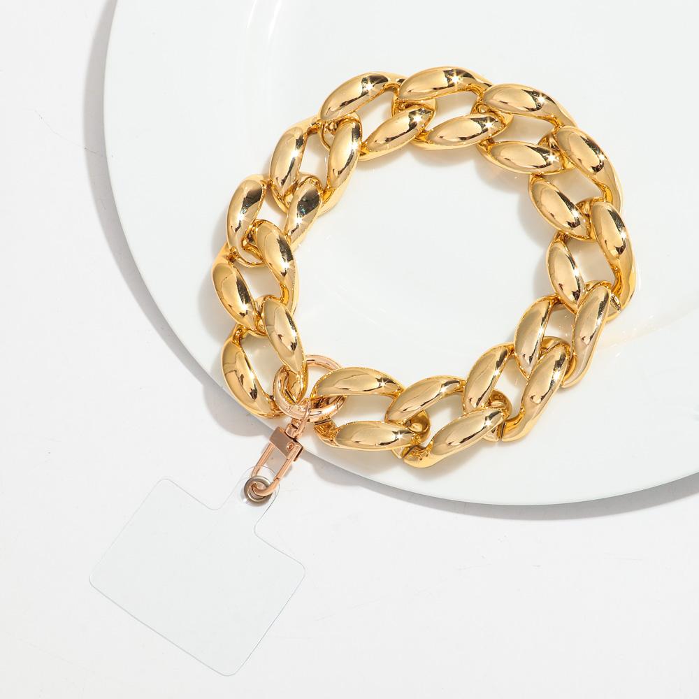 Trendy Chunky Link Acrylic Phone Chains for Women Colorful Mobile Phone Chain Strap Lanyard Jewelry Anti-Lost Accessories Gifts