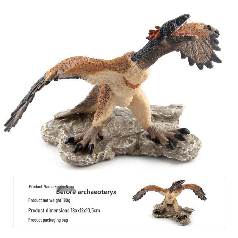 Archaeopteryx & Oviraptor Jurassic Dinosaur Toy Model