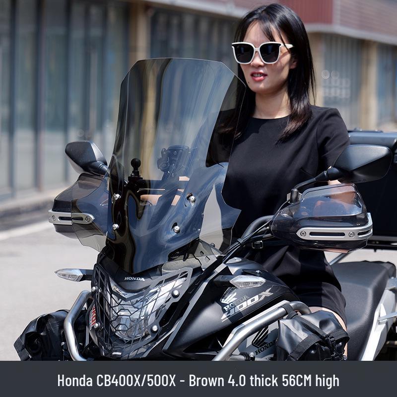 Pare-brise amélioré pour Honda CB400X/500X, Déflecteur de vent étendu