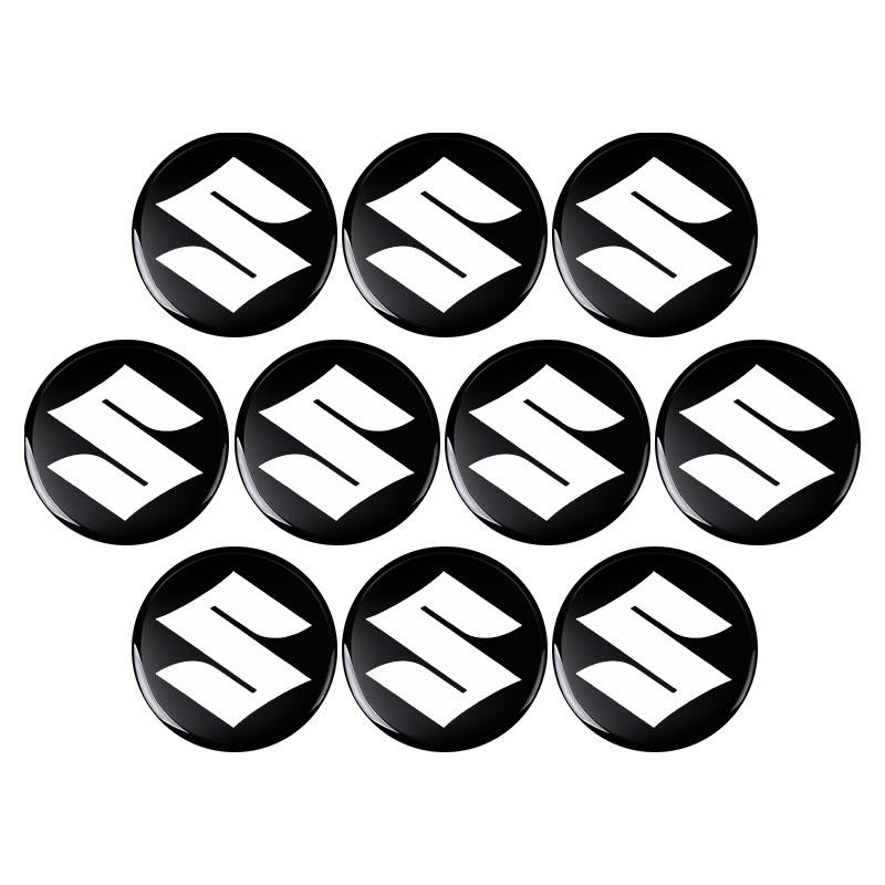 2/5/10 ks 14MM Samolepky na klíč od auta s dálkovým ovládáním Znak Příslušenství Pro Suzuki Jimny Samurai Vitara Swift Baleno SX4 Ignis Alto Splash Swace