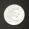 Commemorative Coin 10 Years Anniversary Europe Map Design Collector's Edition Metal Coin with Detailed Euro Symbols and Text