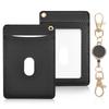 [Wasenn] Women's Pass Case with Retractable Strap, Slim Design, Holds 2 IC Cards, Popular Item