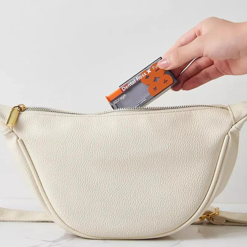 Automatic Dental Floss Box Portable Automatic Rebound High-End Dental Floss Stick Intelligent Storage Box For Picking YLE451