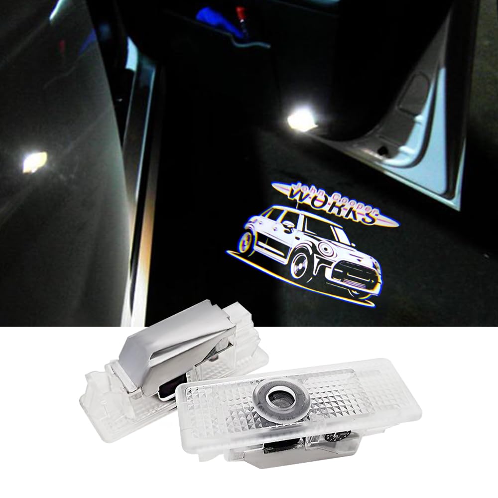 Mini Laser Logo Light Door Welcome Light Door Courtesy Lamp LED Logo Projection Curtain