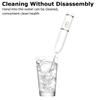 3 Speeds For Cappuccino Cream USB Electric Handheld Milk Frothers Mini Coffee Maker Whisk Kitchen Egg Whisk Mixer Rechargeable