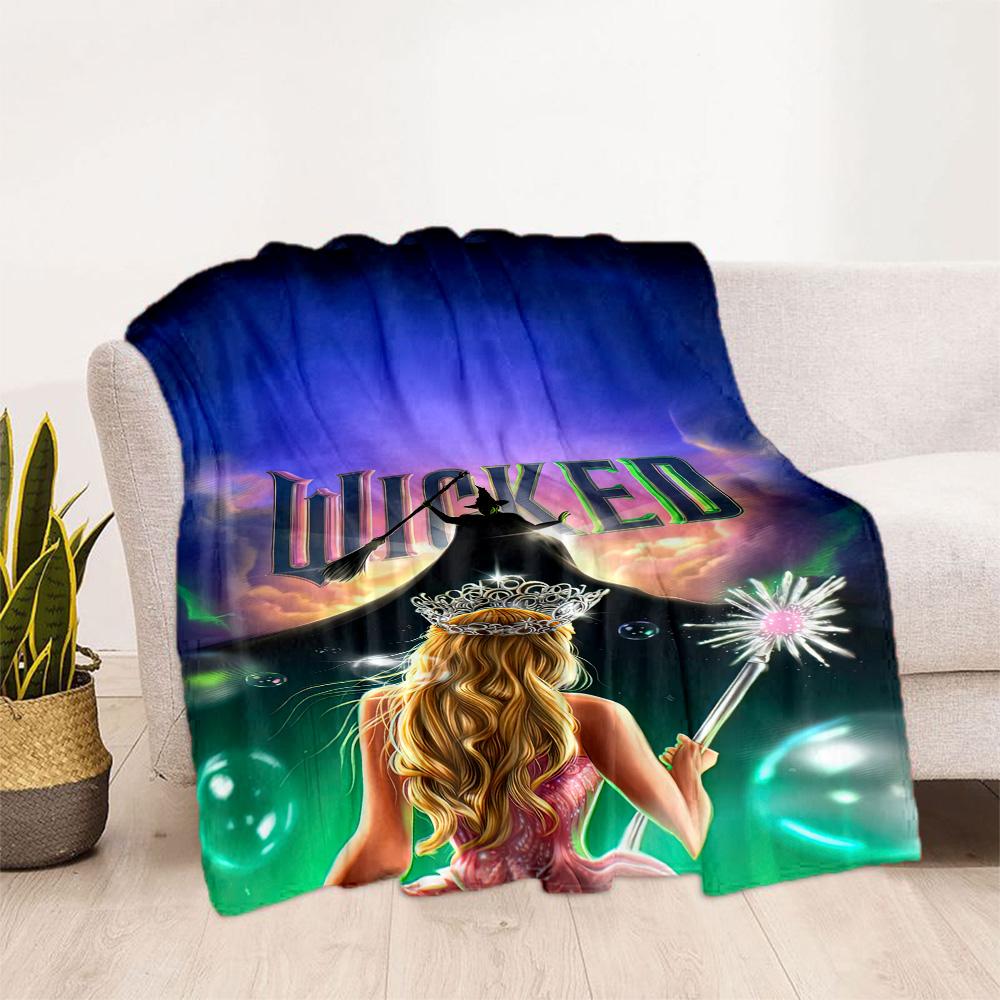 Gothic Style Blanket Comfortable Perfect for Bed Livingroom Sofa for All Seasons Digital Print Suitable for Gifting Relatives and Friends