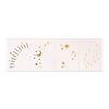 Temporary Tattoos Stickers, The Corner of The Eye Tattoos with Heart Star Pattern, Temporary Body Art Stickers for Adults Kids Party Use