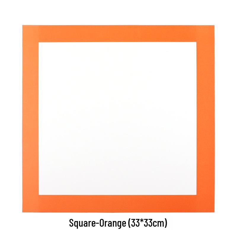 Children's Art Craft Cardstock: 20 Sheets of Colored, Thick, Square Paper with Round Borders