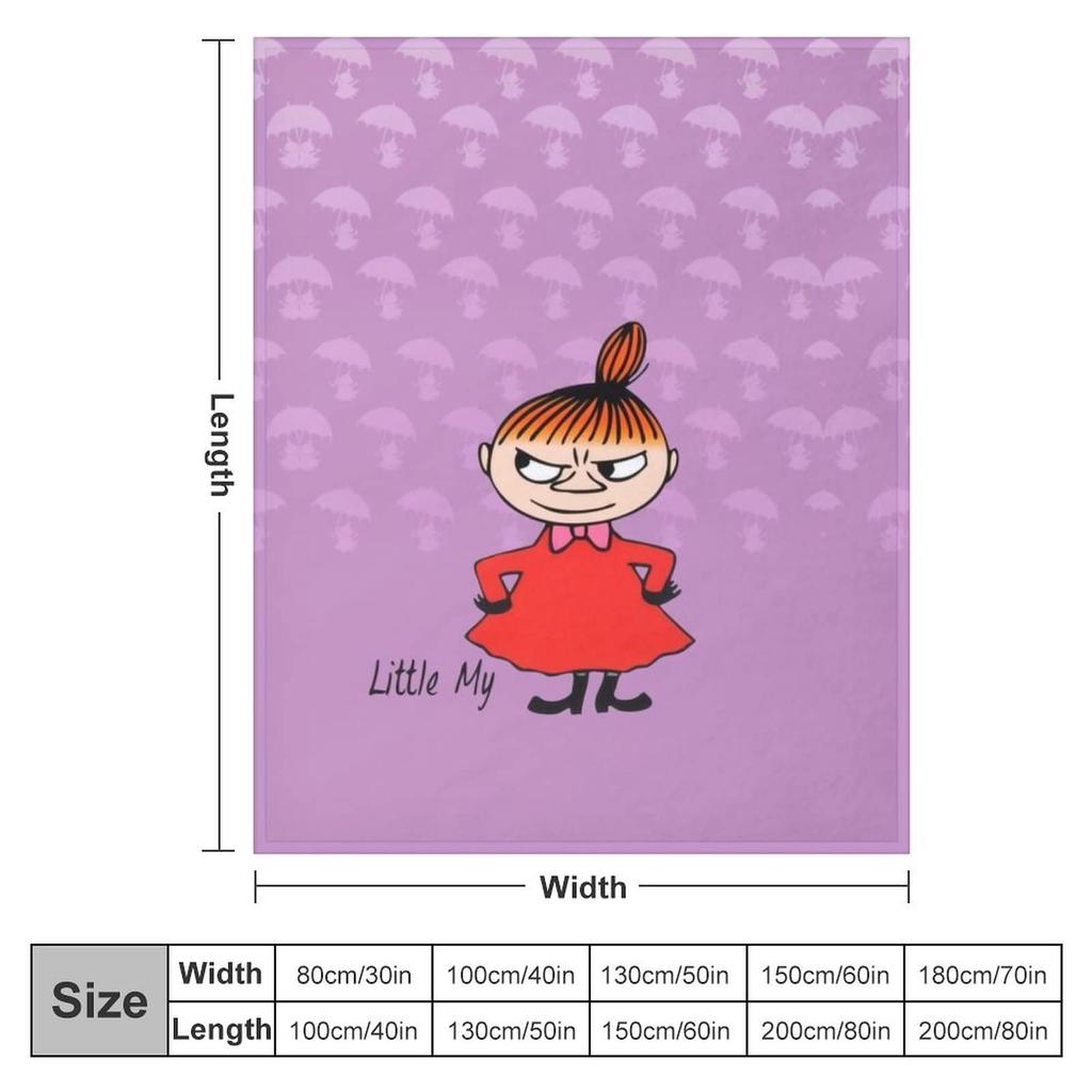 Fluffy flannel blanket, perfect for all seasons, throw, or lap blanket. Cute, stylish, single size, featuring Pearlona characters (100cm x 130cm).