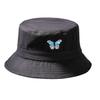 Hat female personality embroidered bucket hat sun hat female visor hat versatile hat male sunscreen basin hat