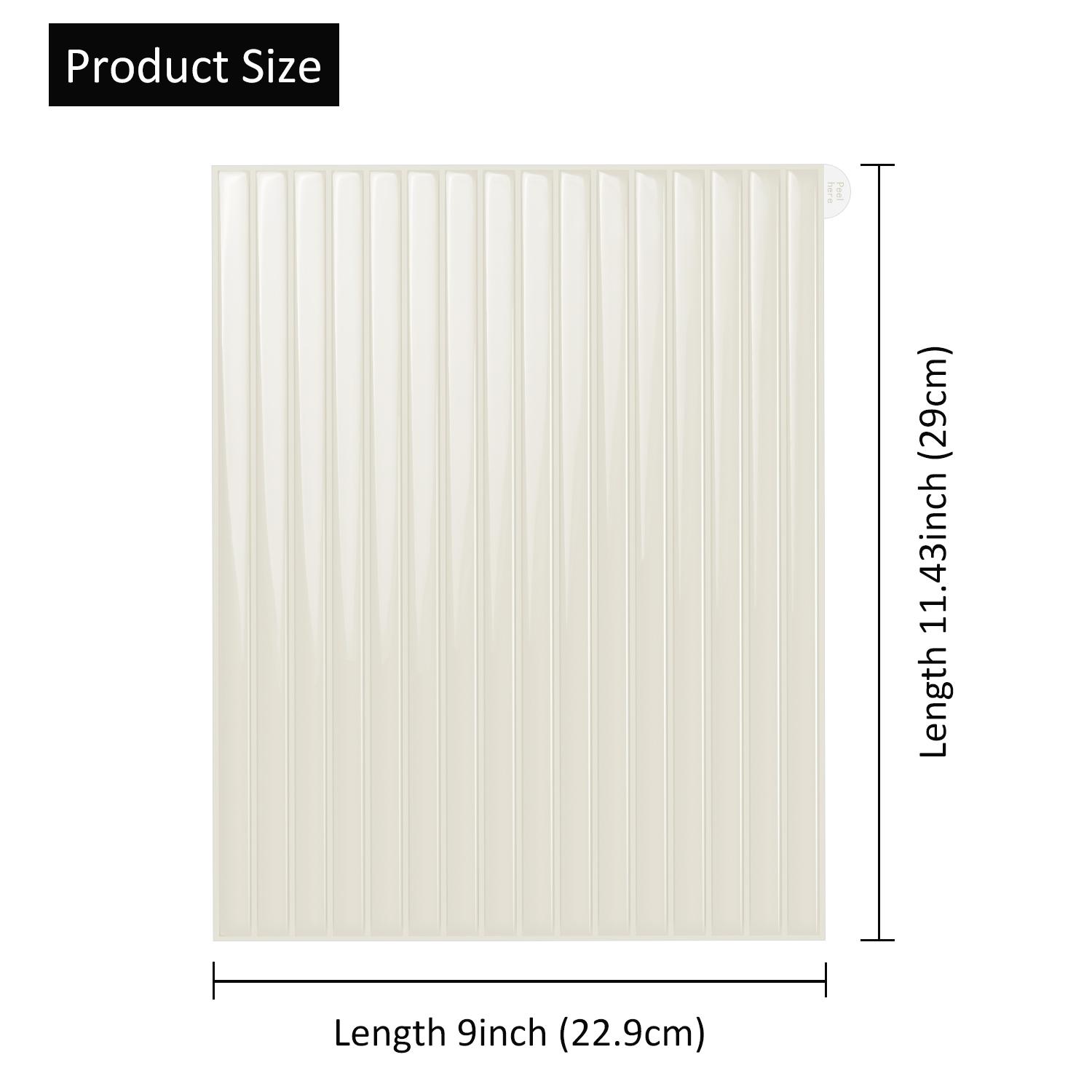 

5/10pcs Multi-colors Wall Tiles Oblong Style Wall Stickers Peel and Stick Glossy Wall Pennel For Kitchen Bathroom Laundry 5 Sheets