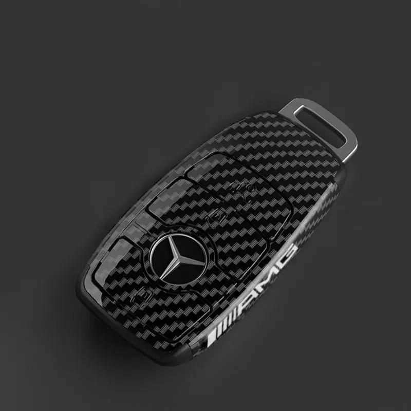 

For Mercedes Benz Car Key Rings For Mercedes Benz AMG A B C E S Class W204 W205 GLC CLE CLA GLB GLC GLS W177 W222 Car Key Case C