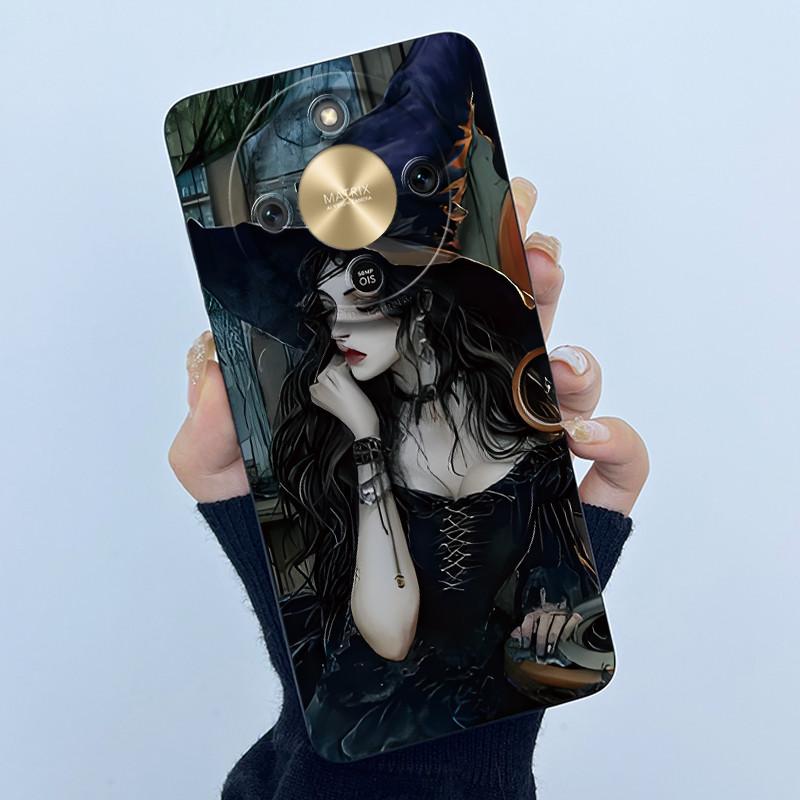 For Honor X9d 5G Case MTN-NX1 Fashion Simplicity Oil Painting Floral Silicone Soft Phone Casing New Design Shockproof Back Cover