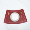 Scalloped Leather Placemat Table Mat Oil-Water-Proof And Heat-Insulating Household PU Table Coasters Kitchen Device Sets