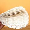 140 Pcs Round Baking Paper White Lace Paper New Oil-absorbing Paper  Cake Baking