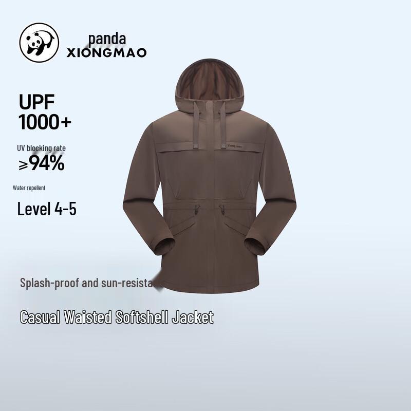 Женская мягкаяshell куртка Panda с защитой от УФ-излучения UPF1000 для активного отдыха L
