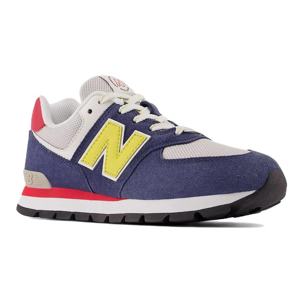 New Balance 574 Big Kid Natural Indigo Honeycomb Kids Sneakers Blue Team-Red GC574DR2