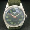 INDIAN VINTAGE HMT HAND-WINDING MENS ROMAN FIGURE BLUE DIAL WATCH A702860-1