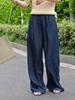 Xu Man Women's Lightweight Tencel Denim Pants - Korean Style, Breathable, and Draped for Summer