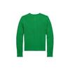 Polo Ralph Lauren Sweater Ss24 Logo Embroidered Solid Color Crew Neck Single-Breasted Long Sleeve Satin Trim Knit Kids Sweaters CWPOSWEG6820426-300