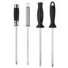 Stainless Steel Sharpening Rod Ergonomic Knife Sharpener Honing Steel Home Kitchen Chef Cooks Sharpening Rod