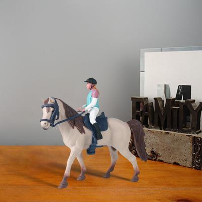 Simulation Animals Horse Gift Synthetic Resin Toy Children Crafts Home Art Decorations